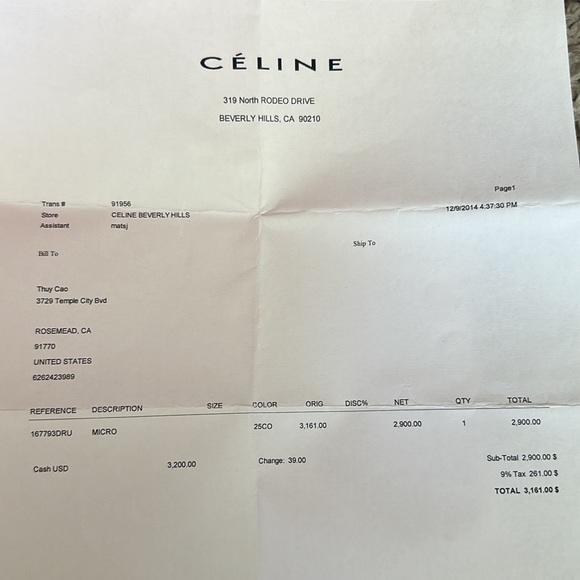 Celine Micro luggage. - Picture 9 of 14